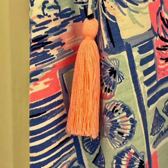 Lilly Pulitzer Margot Whisper Blue Yeah Buoy Dress XL - Picture 4 of 7